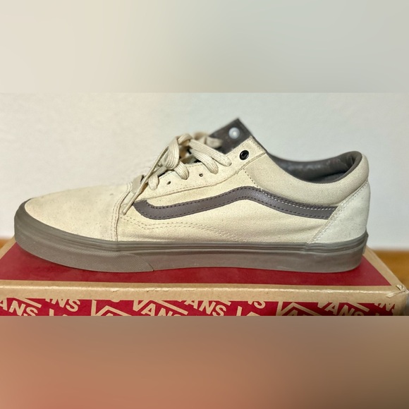 Vans - old skool - cream - size 12 - Picture 3 of 5